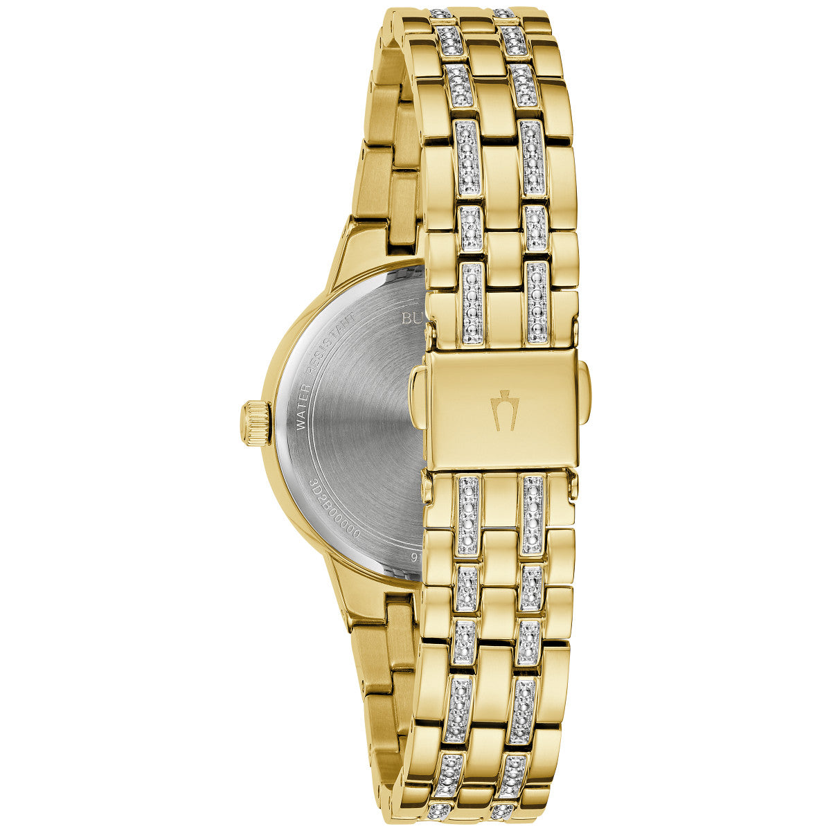 Bulova Phantom 97L176, 32.5mm champagne dial stainless steel, Ladies