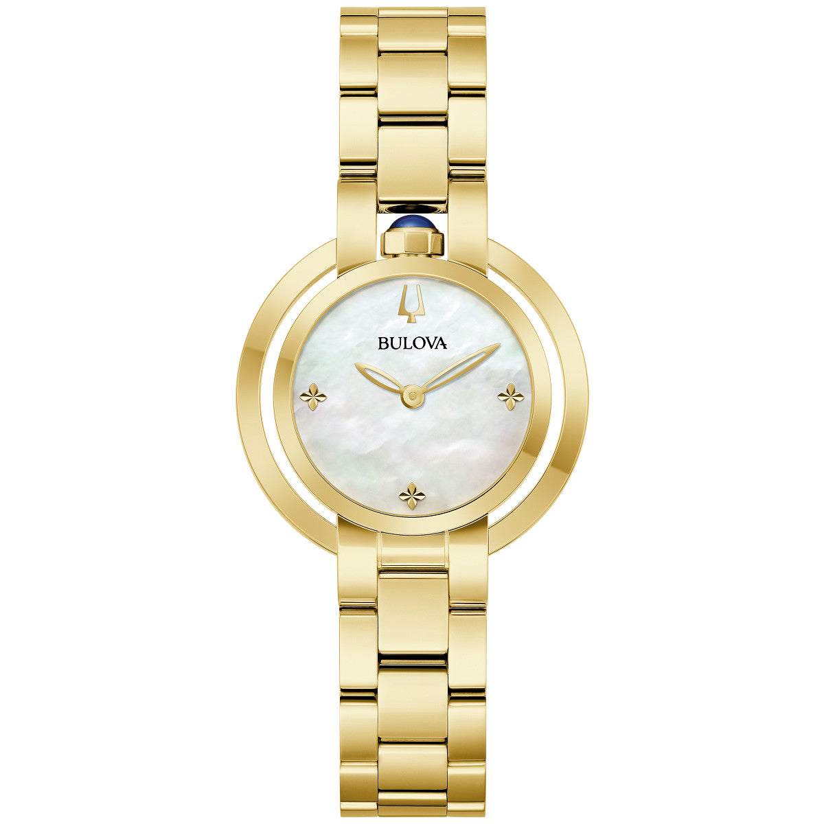 Bulova Rubaiyat 97L181, 30mm mother-of-pearl dial stainless steel, Ladies