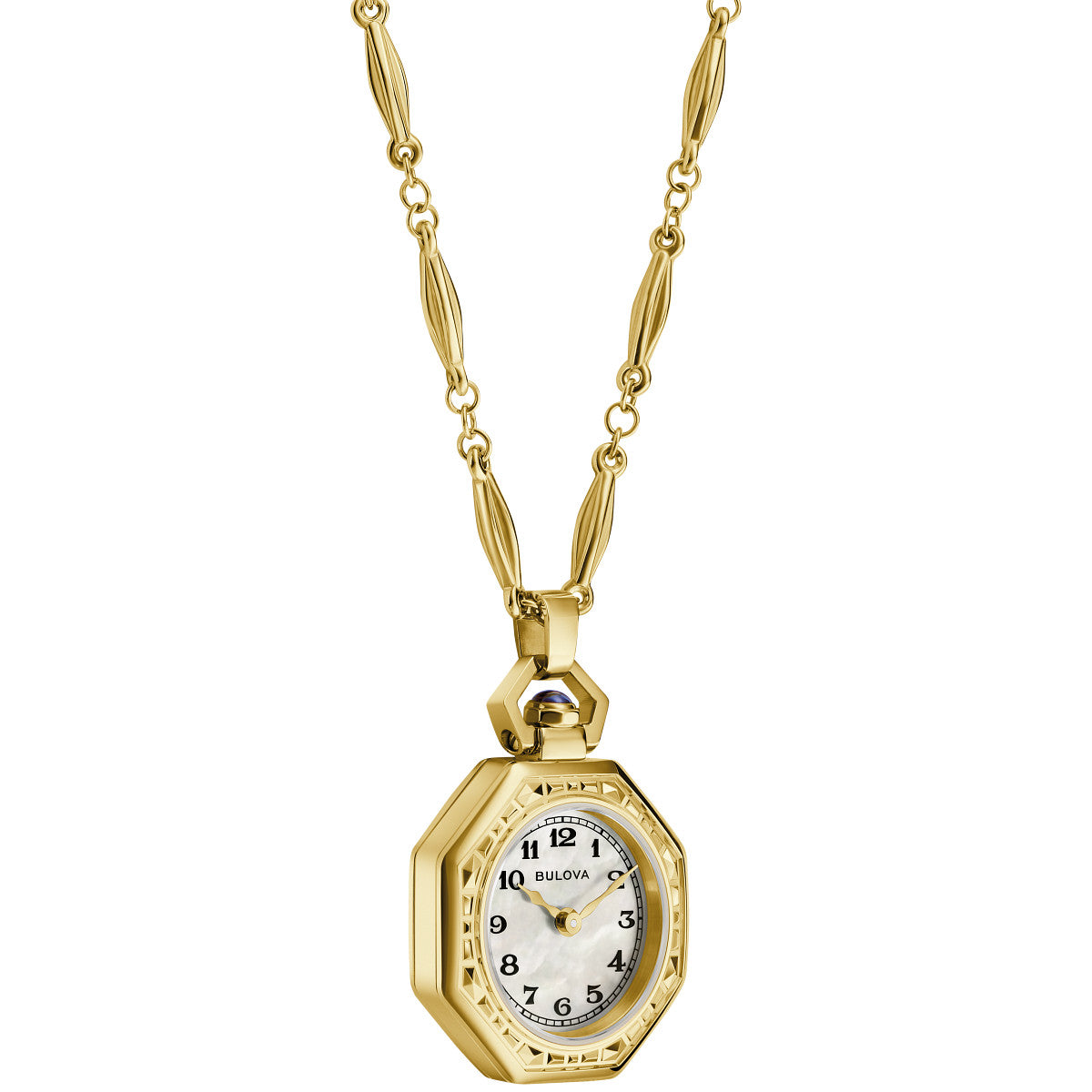 Bulova Rubaiyat 97L182, 25.5mm mother-of-pearl dial stainless steel, Ladies