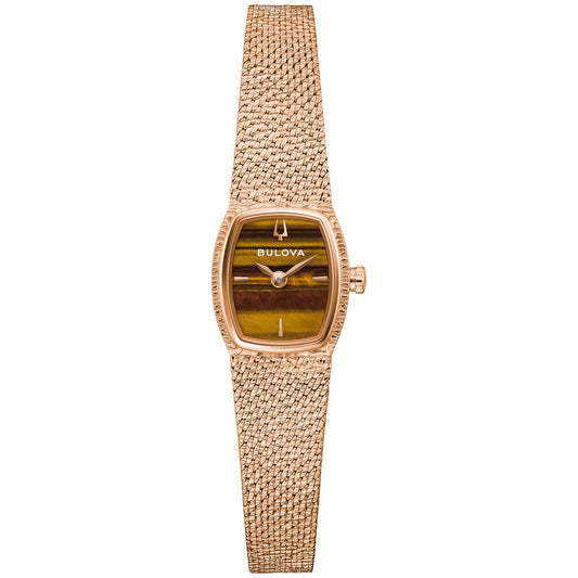 Bulova Goddess of Time 97L185, 17mm dial stainless steel, Ladies