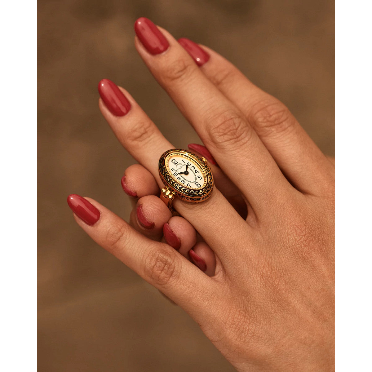 Bulova Archive 97L188, 17mm ivory dial stainless steel, Ladies