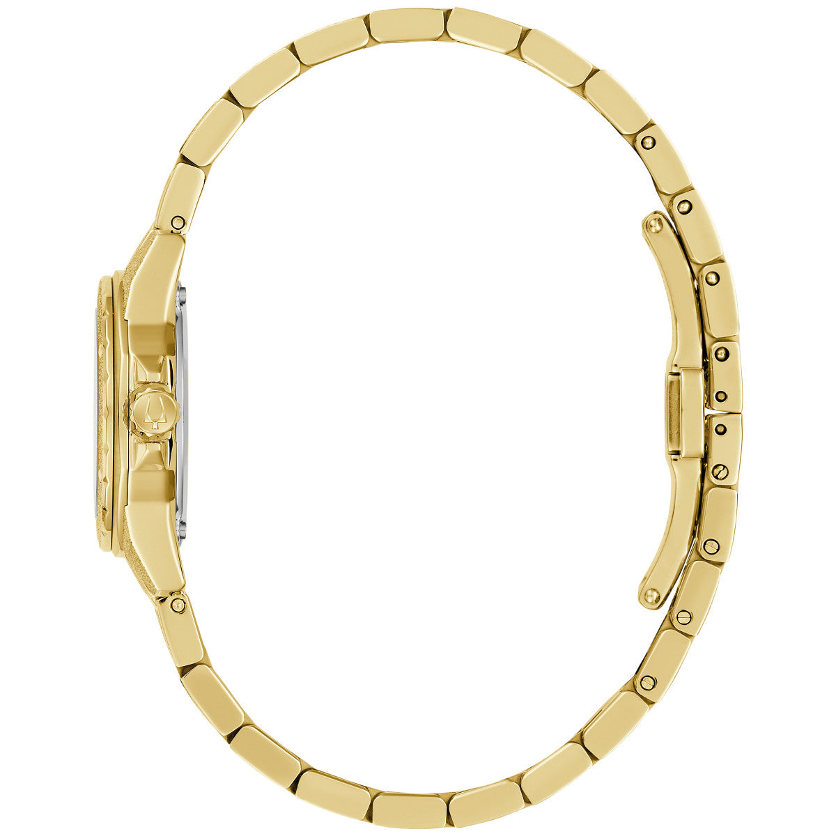 Bulova Marine Star 97L192, 25.5mm gold-tone dial stainless steel, Ladies