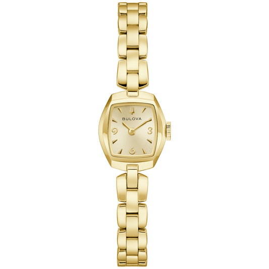Bulova Goddess of Time 97L201, 18mm champagne dial stainless steel, Ladies