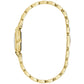 Bulova Goddess of Time 97L201 18mm Champagne Dial Stainless Steel Bracelet Ladies 97L201