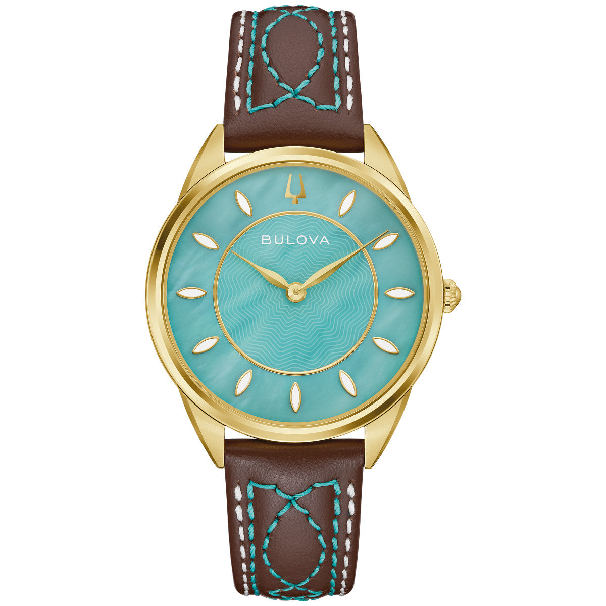 Bulova Sutton 97L203, 34.5mm mother-of-pearl dial stainless steel, Ladies