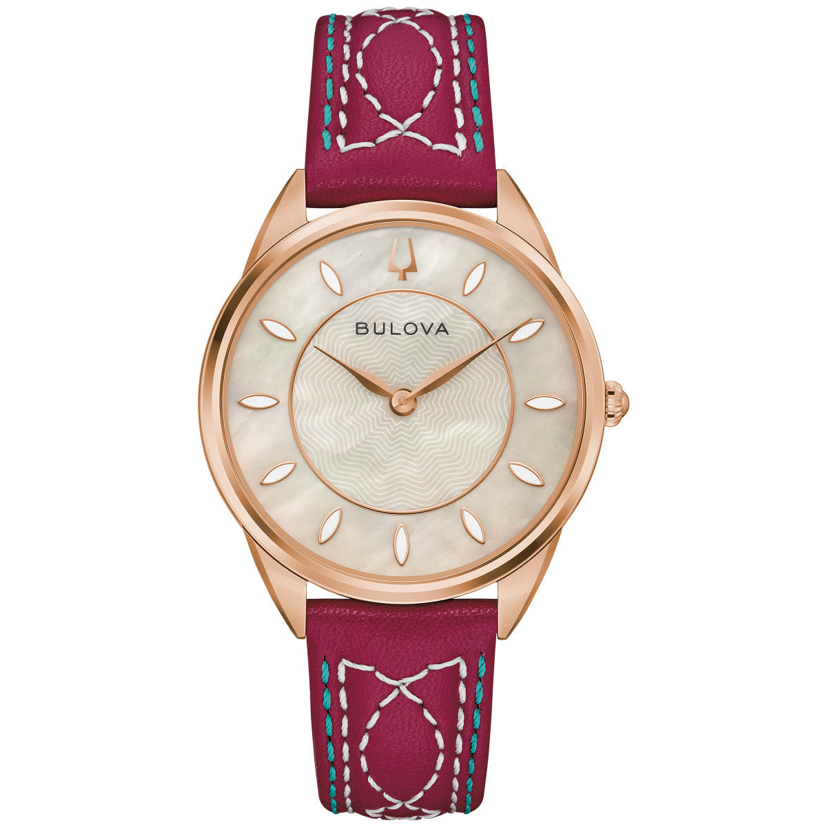 Bulova Sutton 97L204, 34.5mm mother-of-pearl dial stainless steel, Ladies