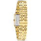 Bulova Quadra 97P140, 20.5mm champagne dial stainless steel, Ladies
