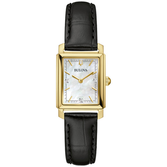 Bulova Sutton 97P166, 21mm mother-of-pearl dial stainless steel, Ladies