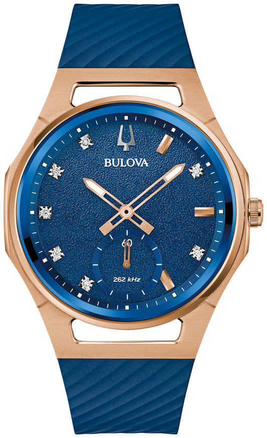 Bulova Curv 97P174, dial stainless steel, Ladies
