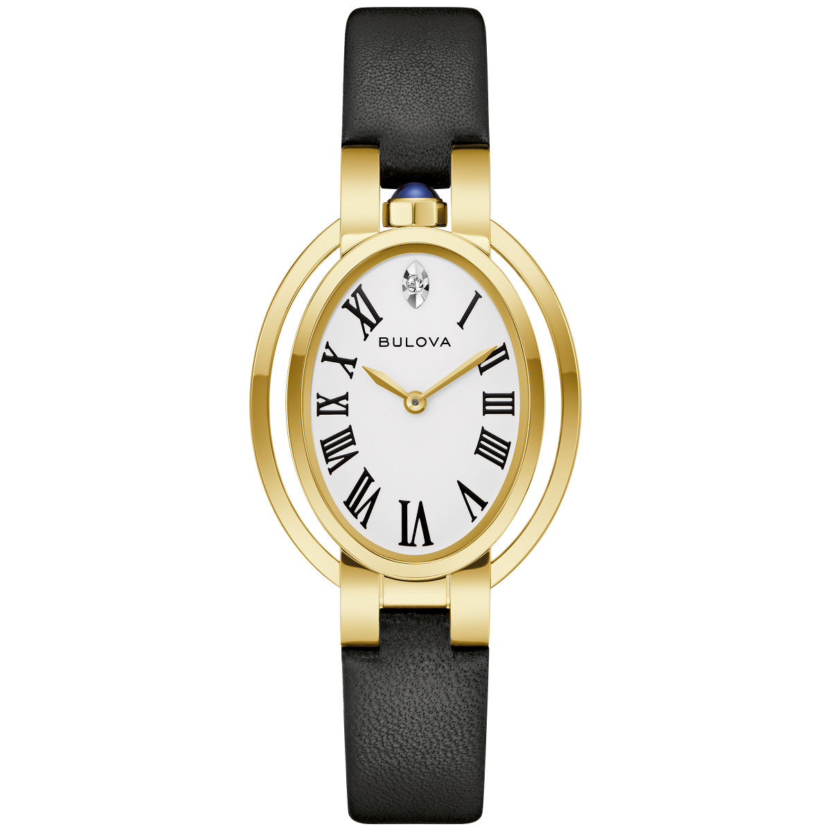 Bulova Rubaiyat 97P180, 28.8mm white dial stainless steel, Ladies