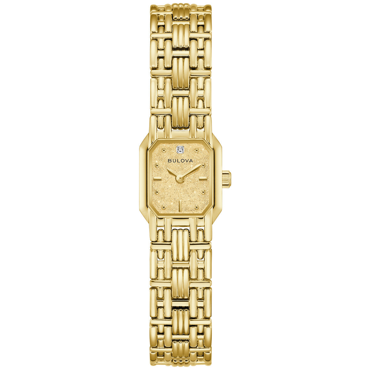 Bulova Goddess of Time 97P184, 16mm champagne dial stainless steel, Ladies