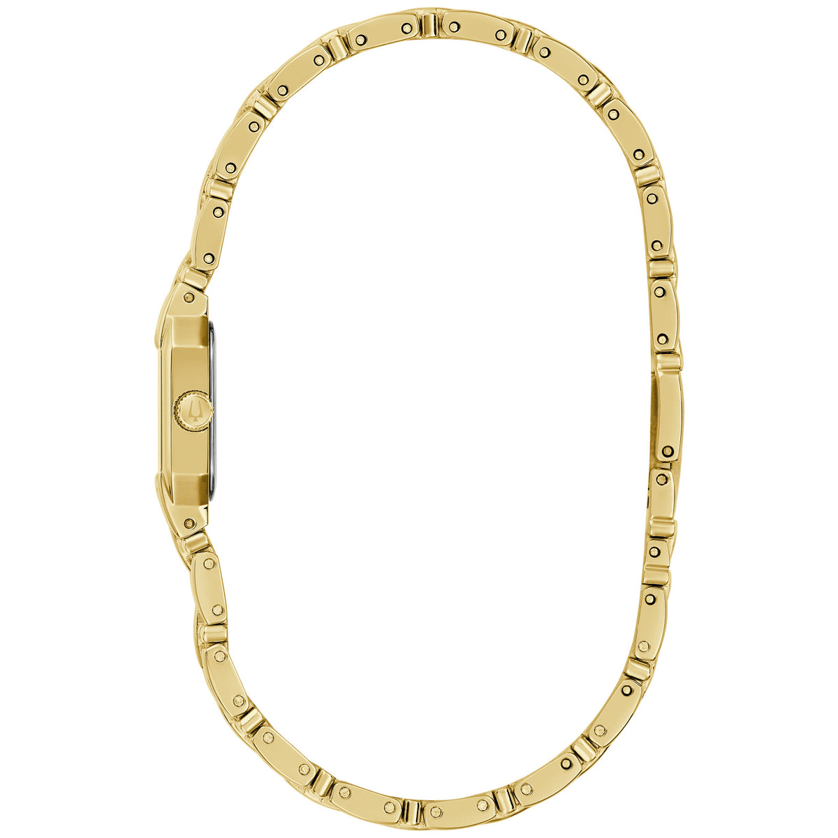 Bulova Goddess of Time 97P184 16mm Champagne Dial Stainless Steel Bracelet Ladies 97P184