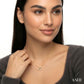 1/2 Ctw Circle Toggle Round Cut Diamond Fashion Necklace in 14K Yellow Gold