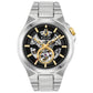 Bulova Maquina 98A224, 46mm black dial stainless steel, Mens