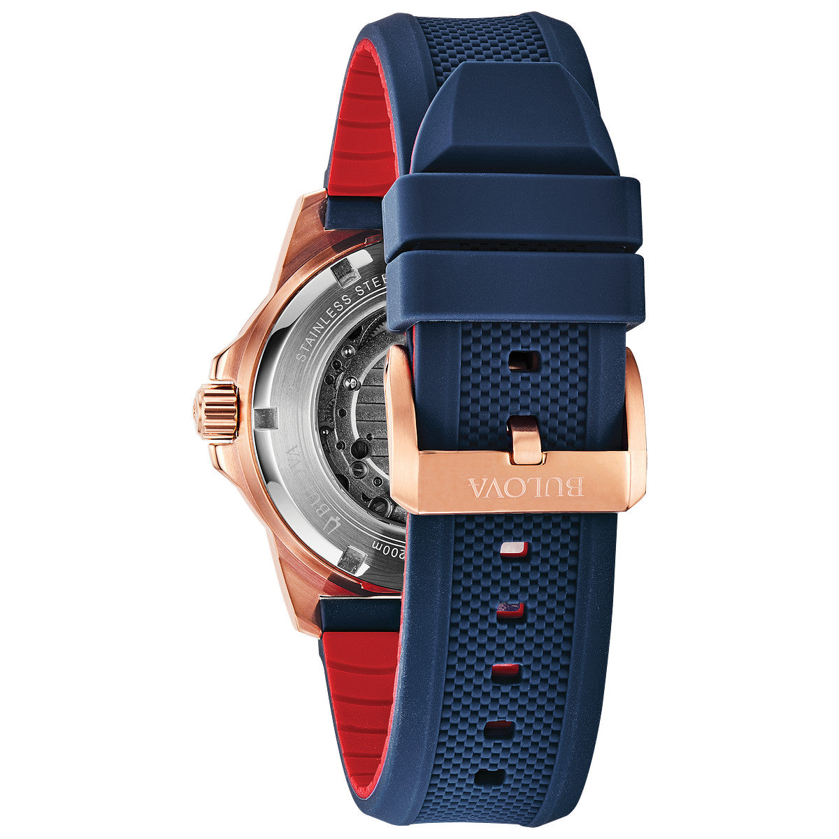 Bulova Marine Star 98A227, 44mm blue dial stainless steel, Mens