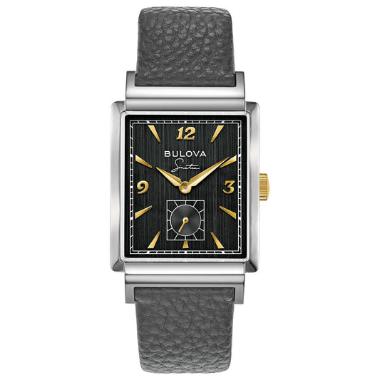 Bulova My Way 98A261, 29.5mm black dial stainless steel, Mens