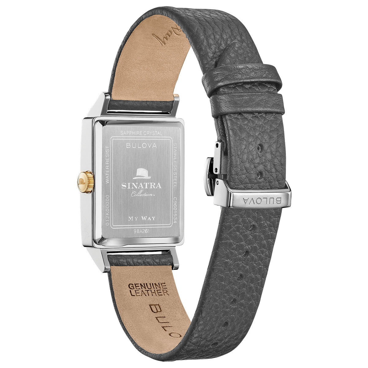 Bulova My Way 98A261, 29.5mm black dial stainless steel, Mens