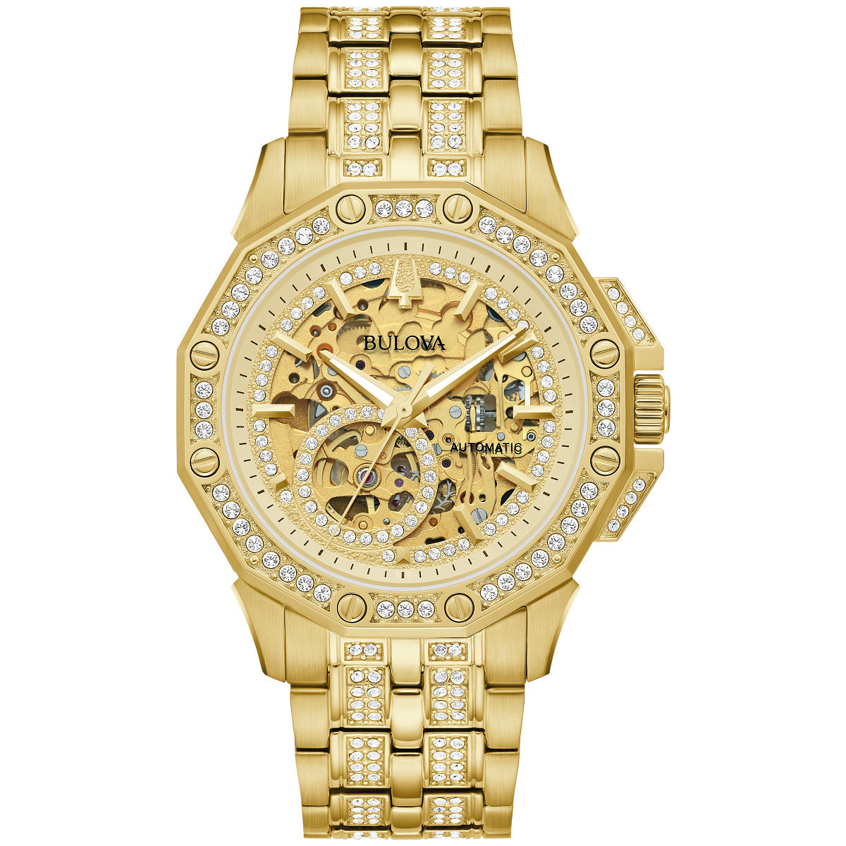 Bulova Octava 98A292, 41.7mm dial stainless steel, Mens