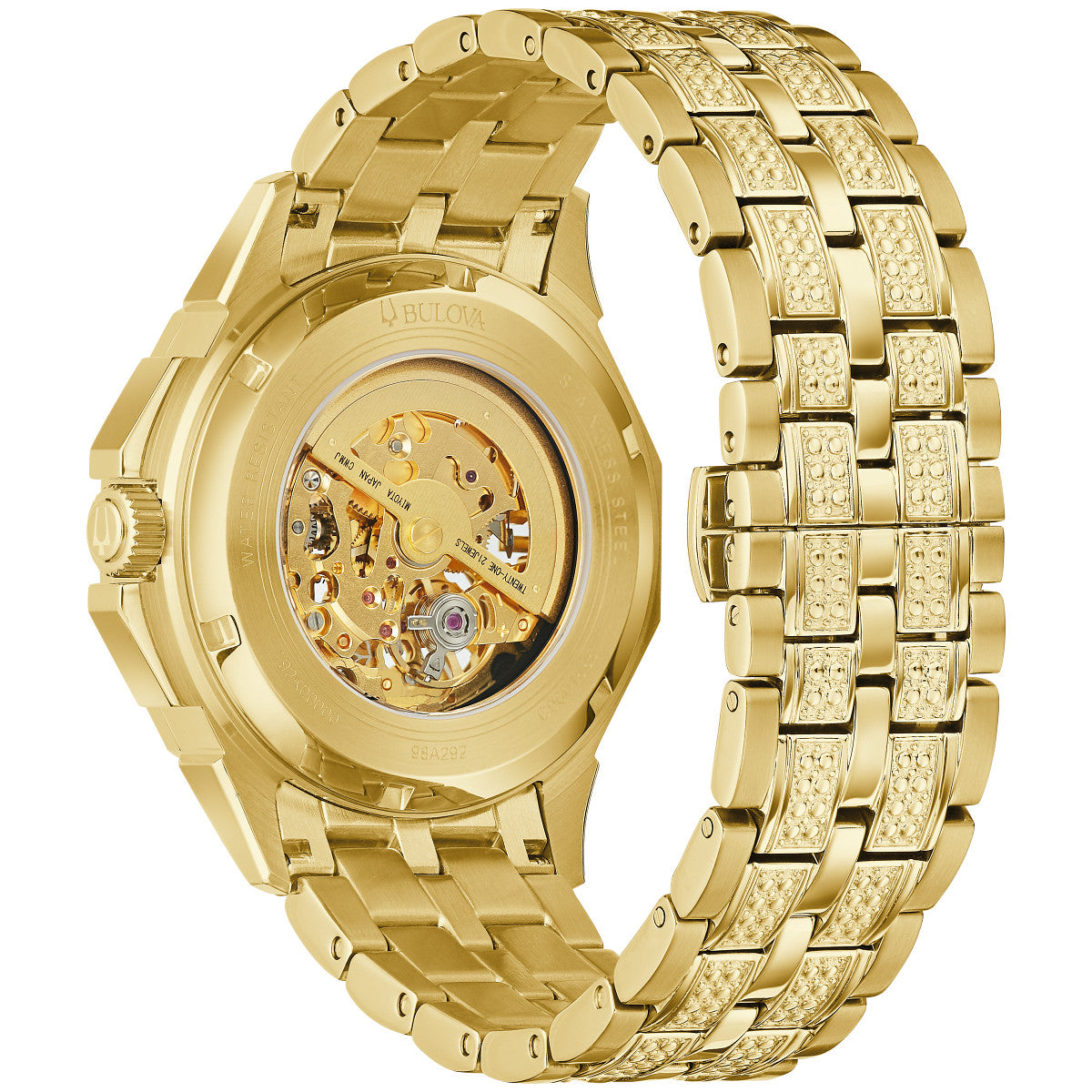 Bulova Octava 98A292, 41.7mm dial stainless steel, Mens
