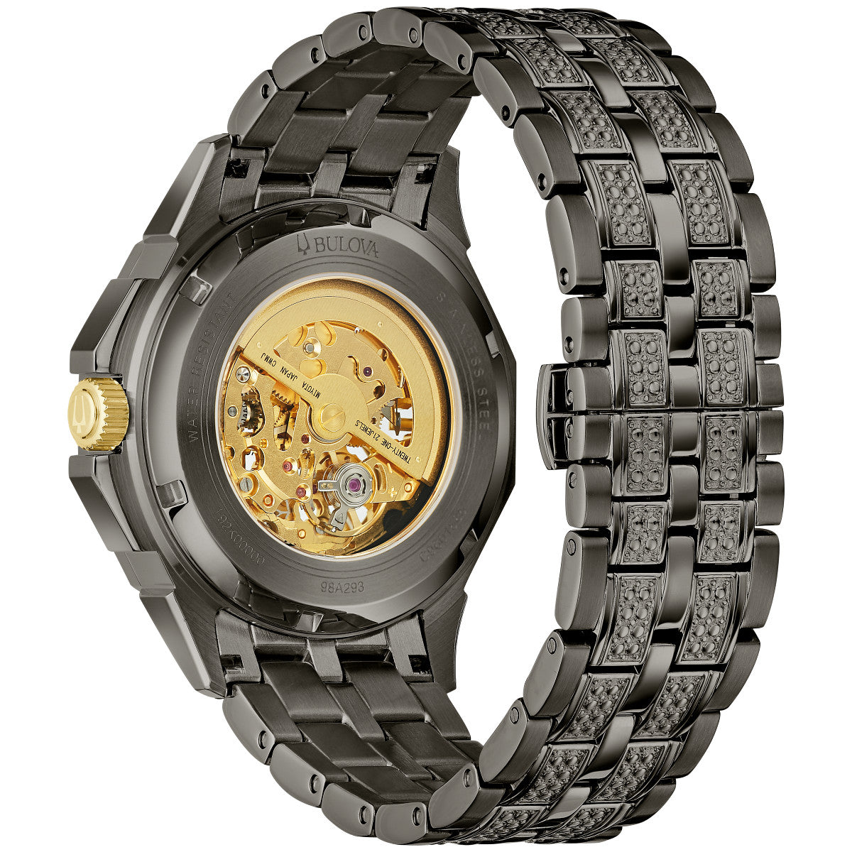 Bulova Octava 98A293, 41.7mm dial stainless steel, Mens