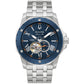 Bulova Marine Star 98A302, 45mm blue dial stainless steel, Mens