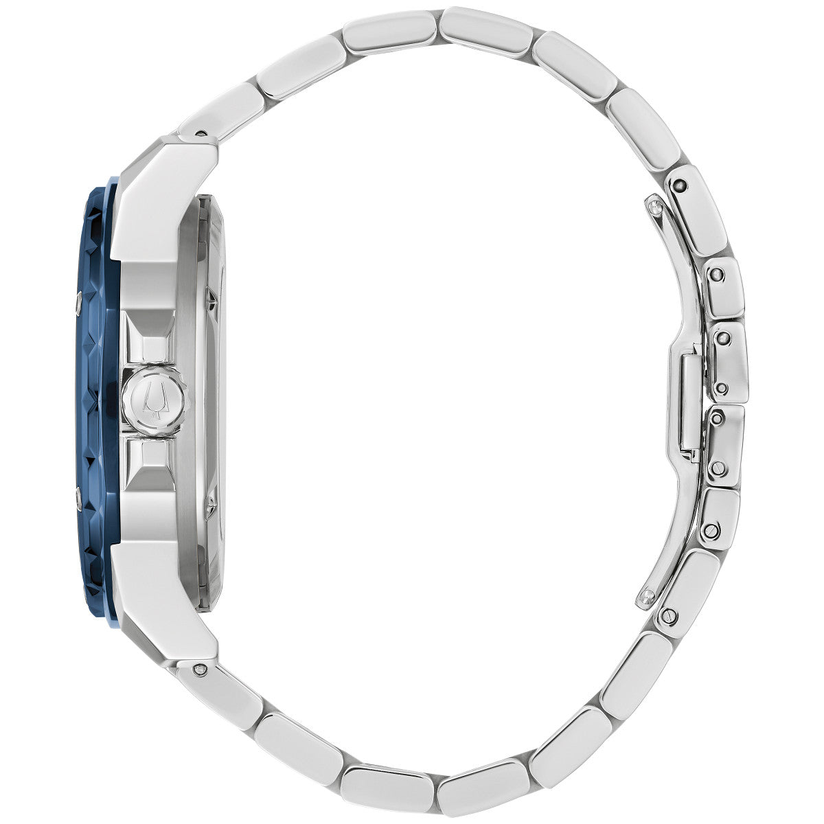 Bulova Marine Star 98A302, 45mm blue dial stainless steel, Mens