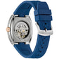 Bulova Maquina 98A318, 40mm black dial stainless steel, Mens