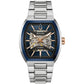 Bulova Maquina 98A319, 40mm black dial stainless steel, Mens