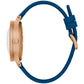 Bulova Archive 98A325, 18mm blue dial bronze #cusn8, Mens