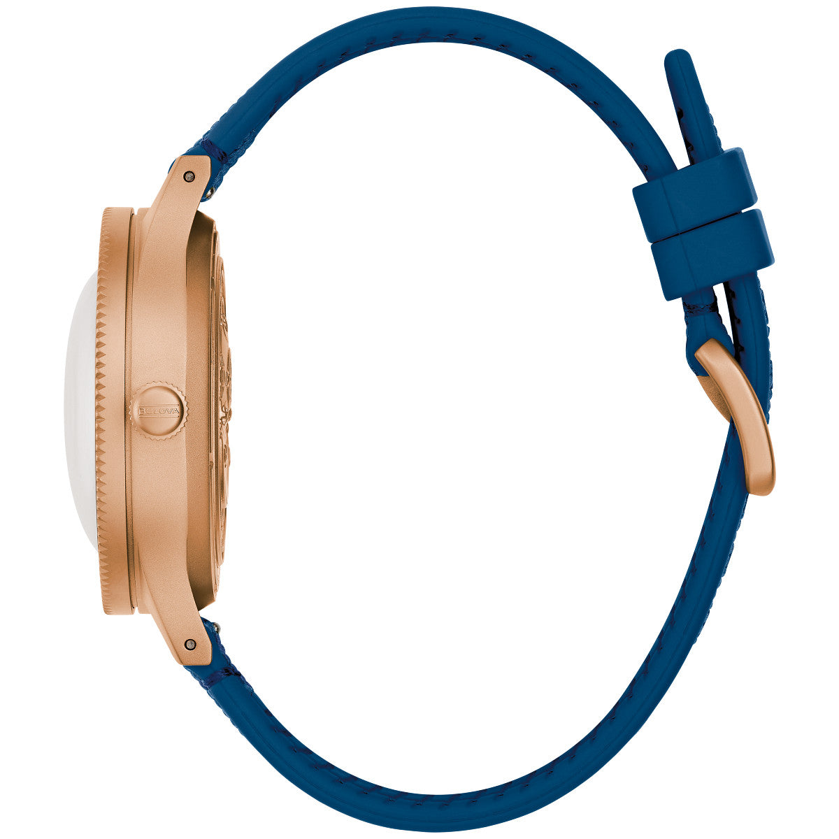 Bulova Archive 98A325, 18mm blue dial bronze #cusn8, Mens