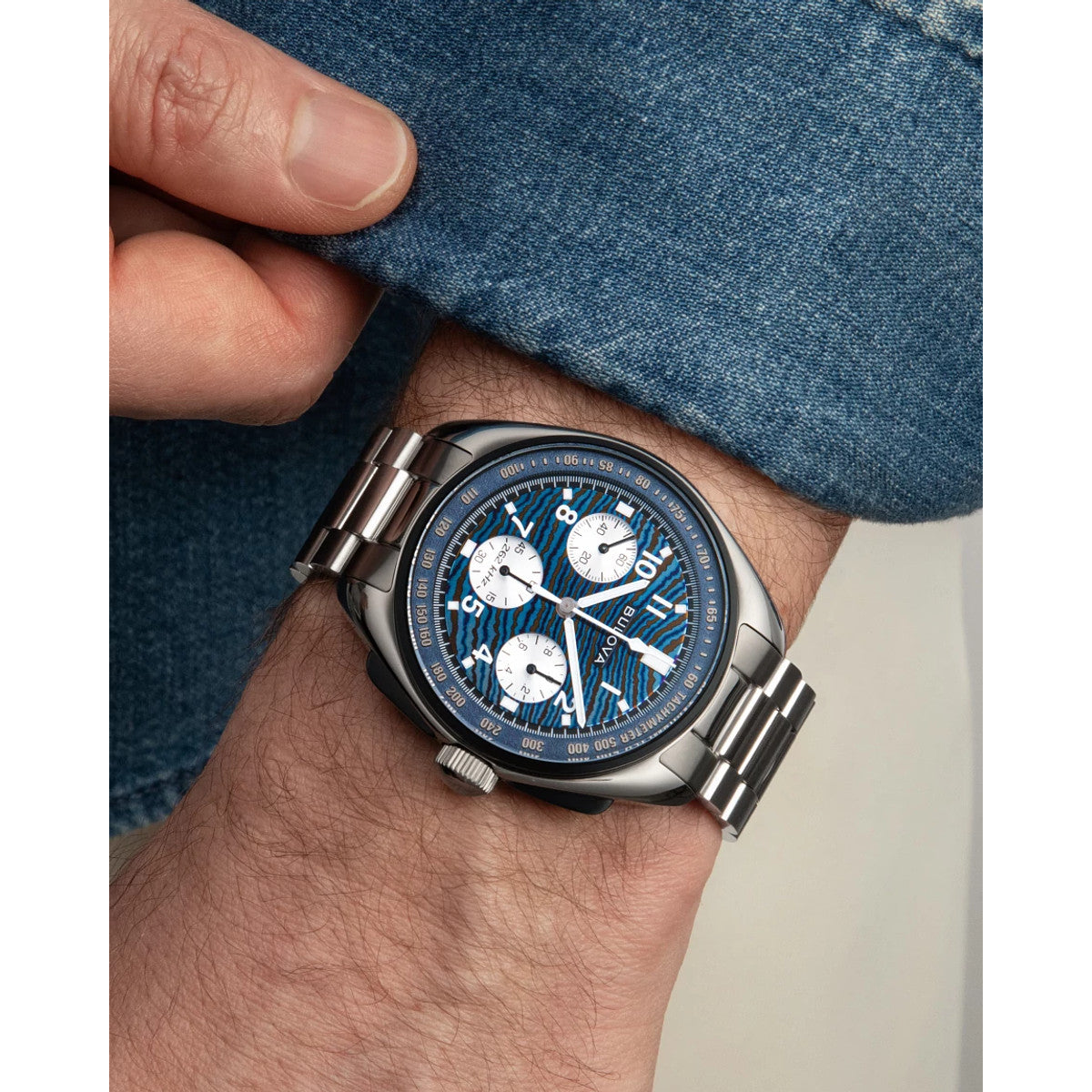 Bulova Archive 98A329, 43.5mm dial stainless steel, Mens