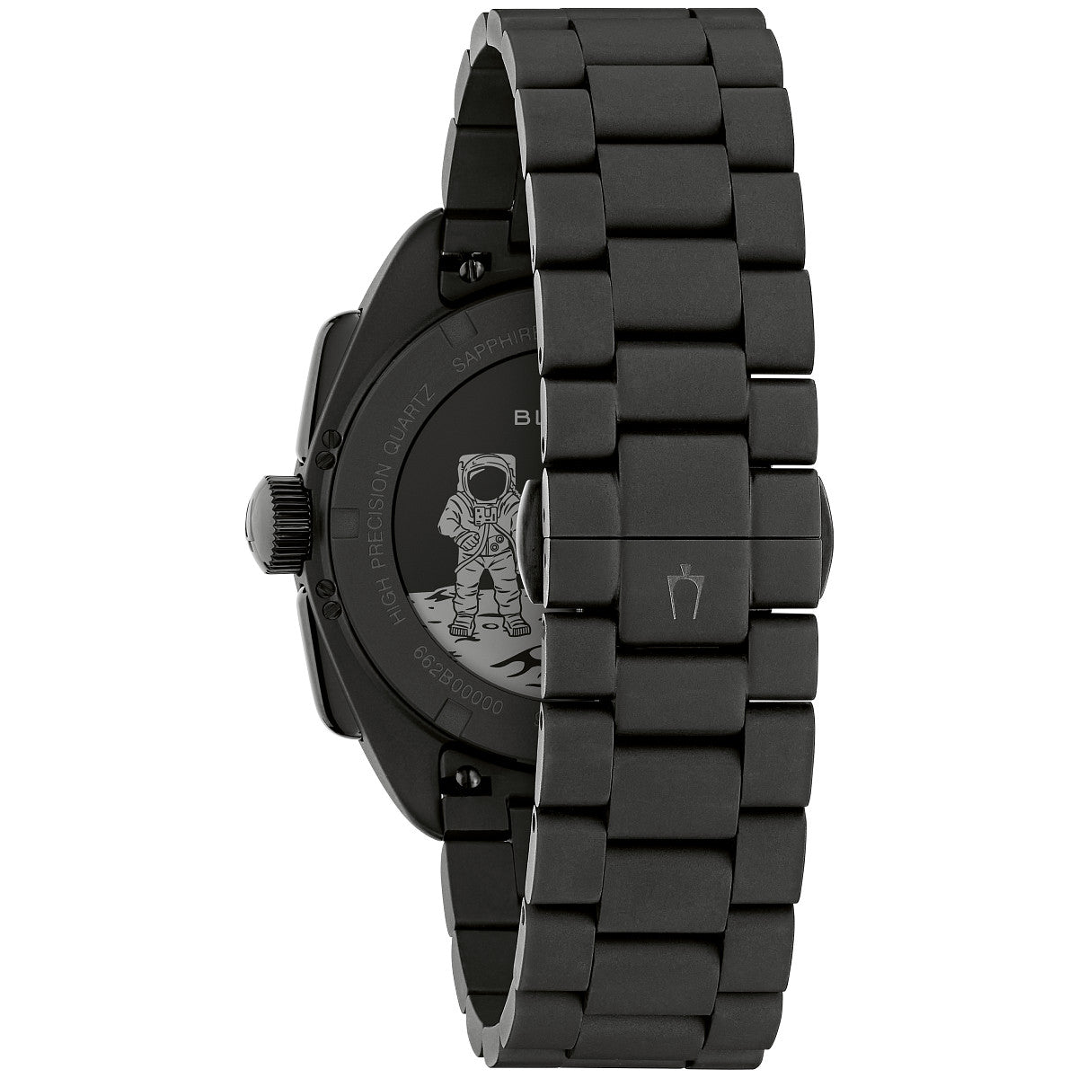 Bulova Lunar Pilot 98A335, 41mm dial stainless steel, Mens
