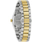 Bulova Super Seville 98A337, 35mm blue dial stainless steel, Mens