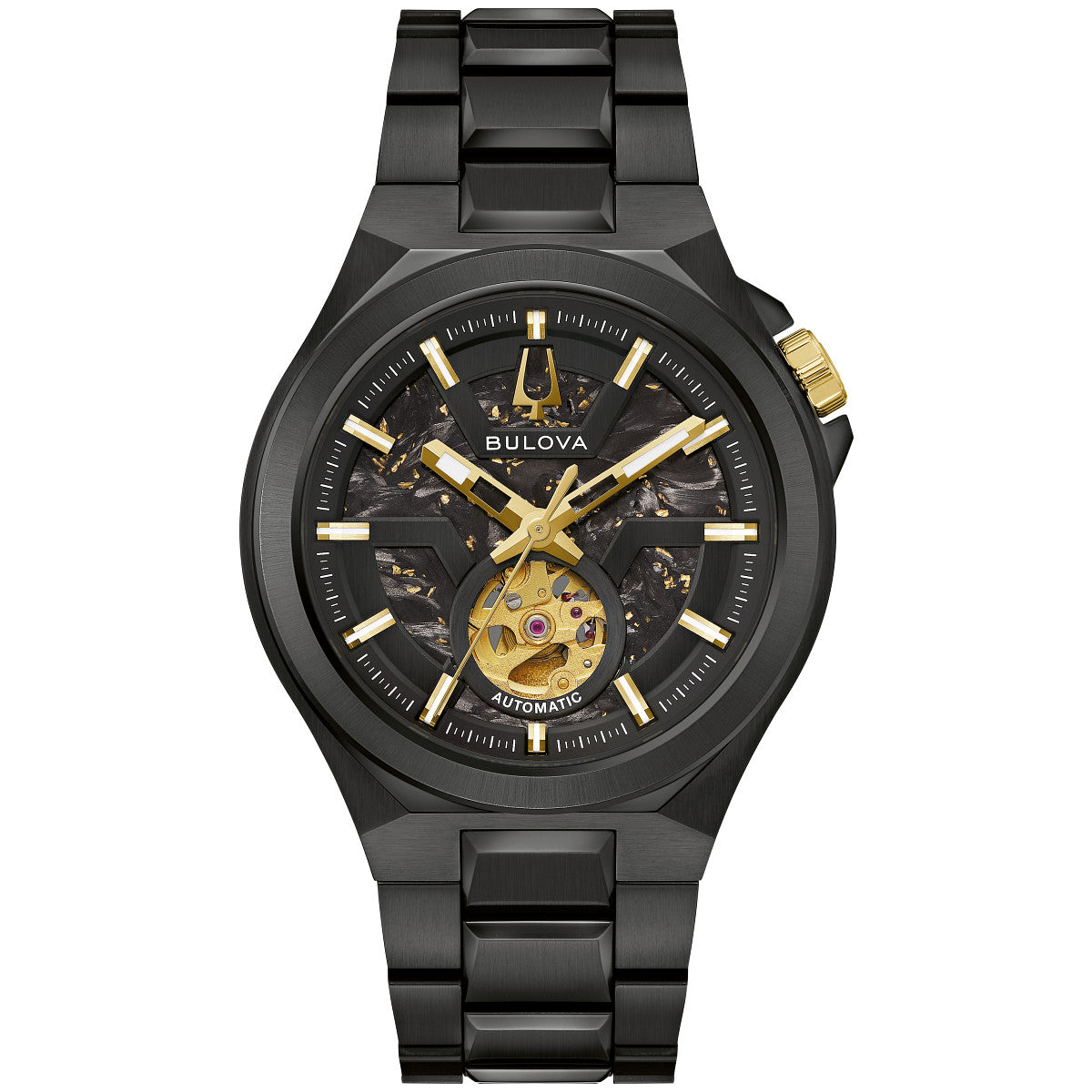 Bulova Maquina 98A340, 42mm dial stainless steel, Mens