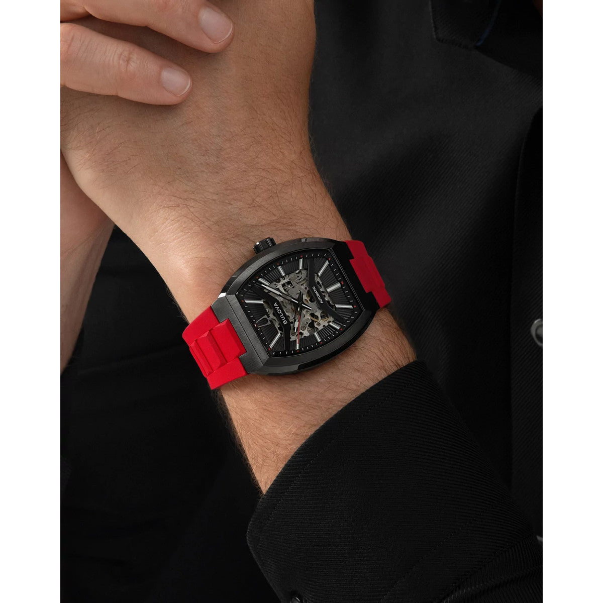 Bulova Maquina 98A341, 40mm dial stainless steel, Mens
