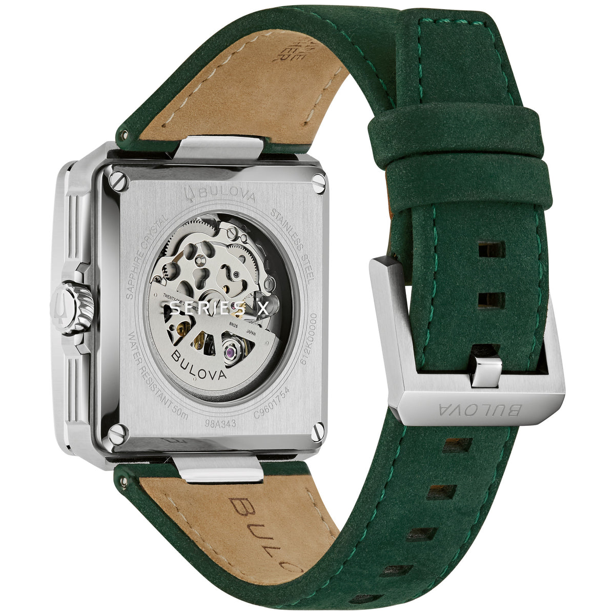 Bulova Series X 98A343 41mm Leather Strap 98A343