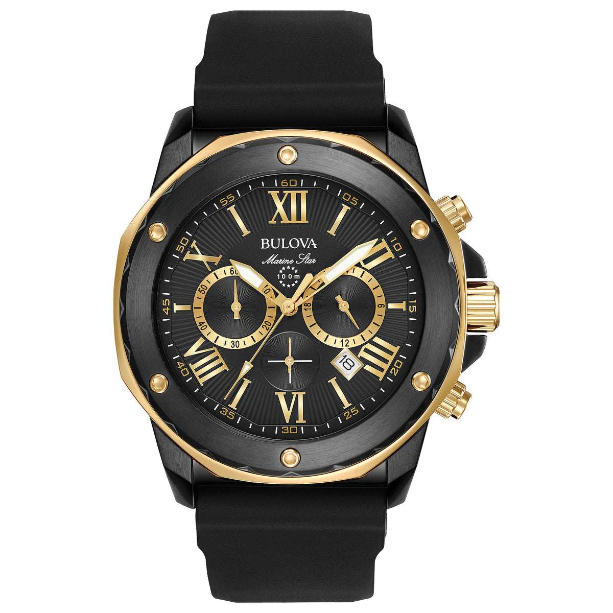 Bulova Marine Star with Rubber Strap 98b278 98B278