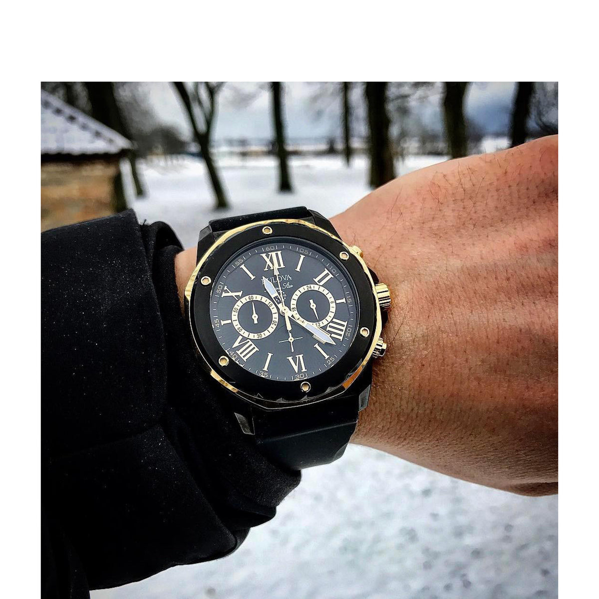Bulova Marine Star with Rubber Strap 98b278 98B278