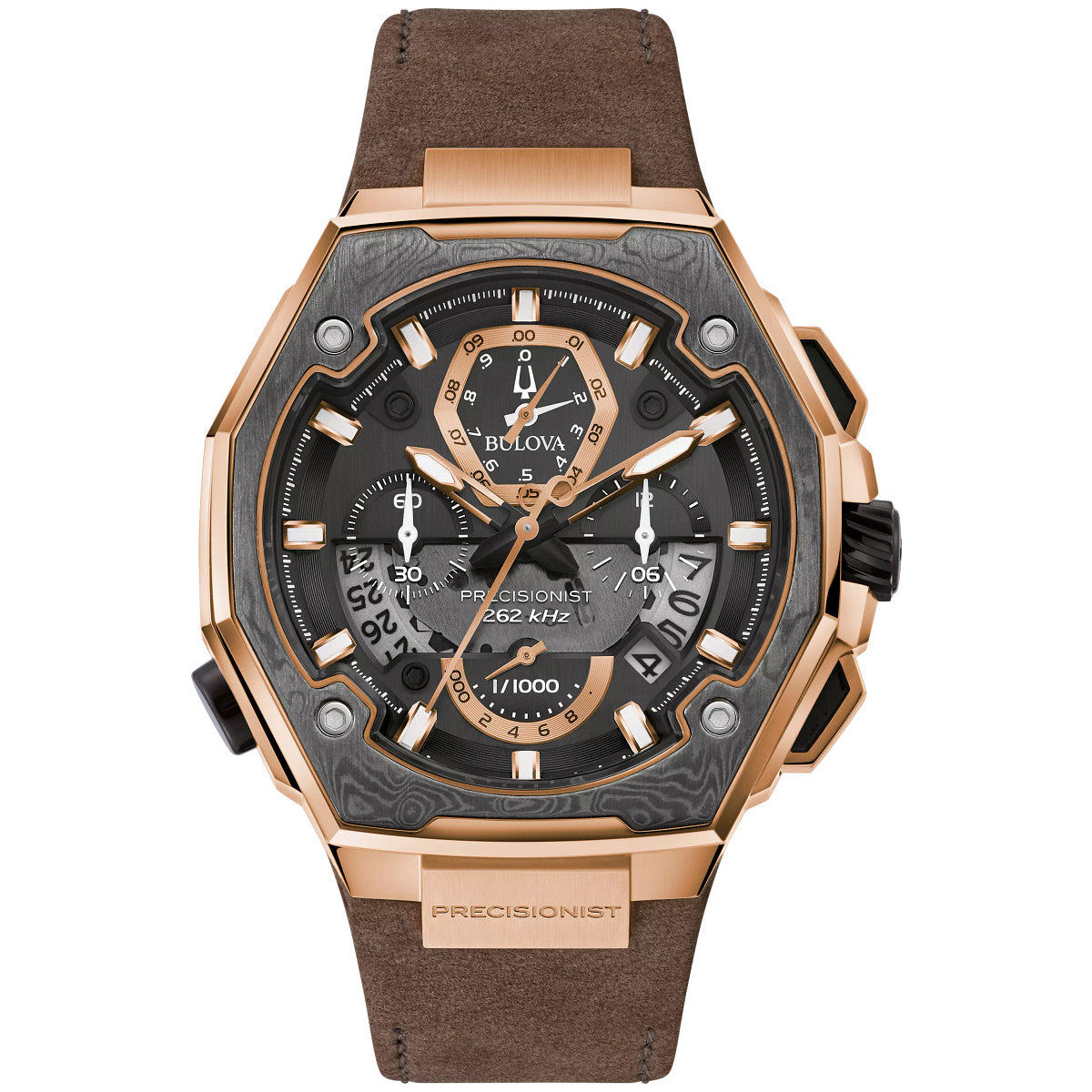 Bulova Series X SE 98B356, 45mm black dial stainless steel, Mens