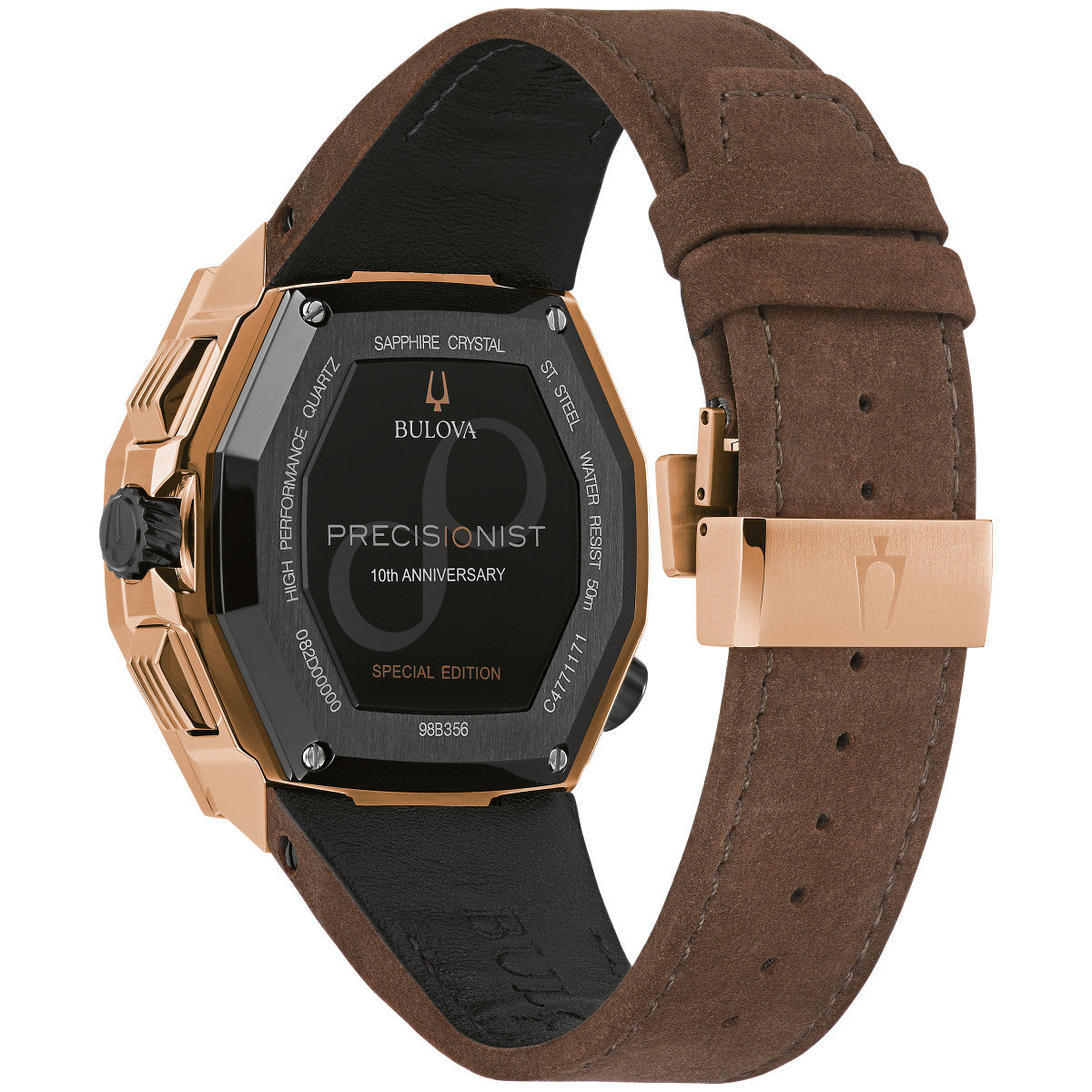 Bulova Series X SE 98B356, 45mm black dial stainless steel, Mens