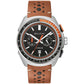 Bulova Racer 98B427 42mm Black Dial Leather Strap 98B427