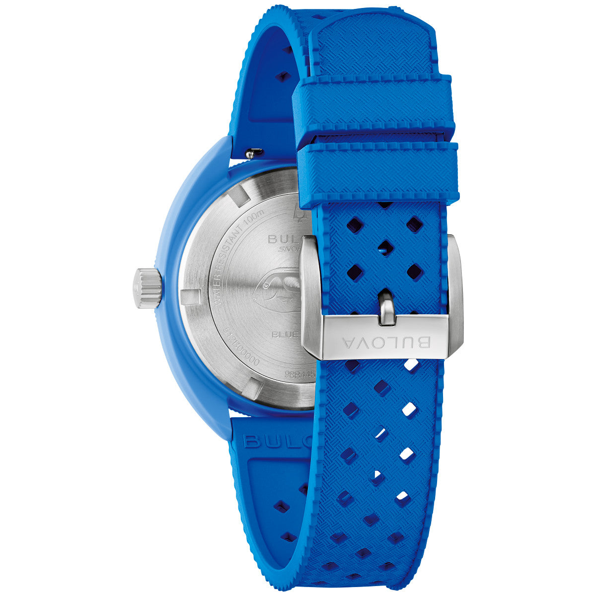 Bulova Oceanographer 98B445, 41mm blue dial hybrid-ceramic, Mens