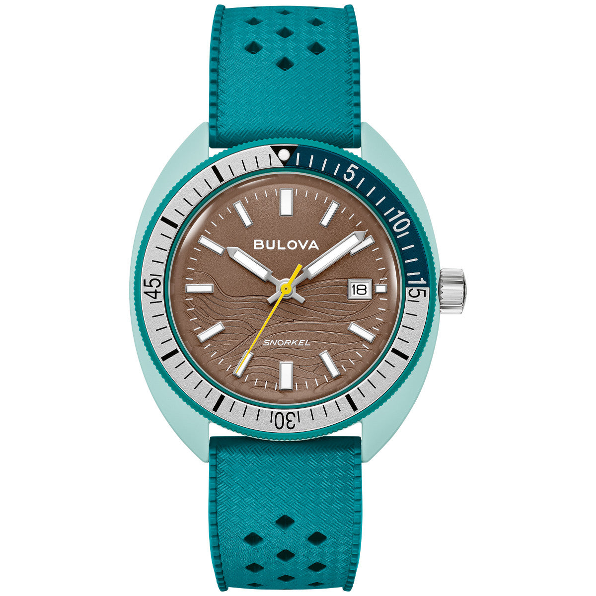 Bulova Oceanographer 98B446, 41mm brown dial hybrid-ceramic, Mens