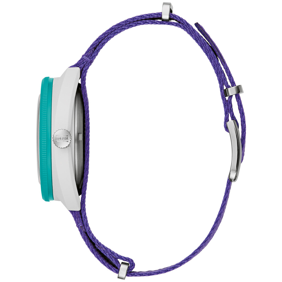 Bulova Oceanographer 98B447, 41mm teal dial hybrid-ceramic, Mens
