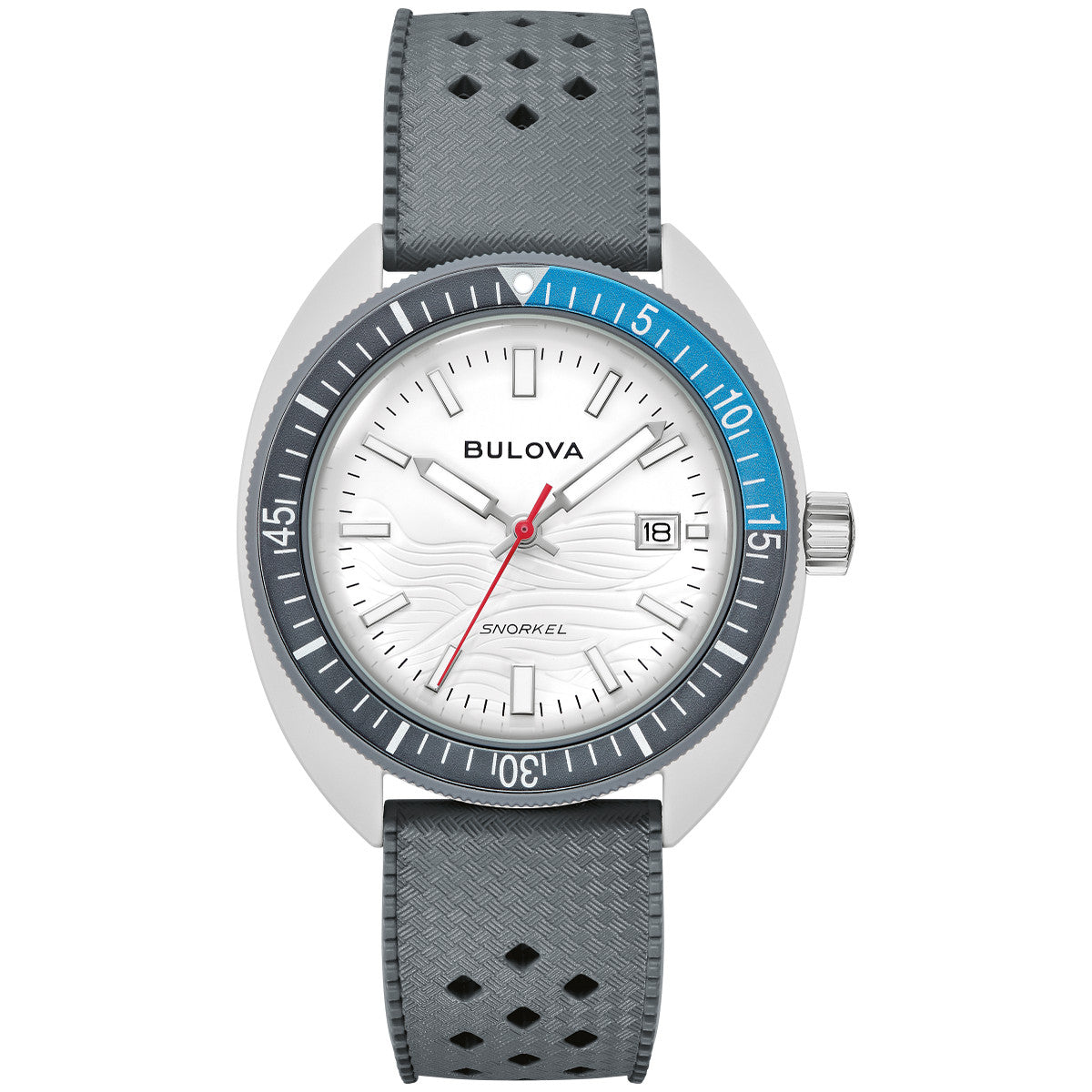 Bulova Oceanographer 98B449, 41mm white dial hybrid-ceramic, Mens