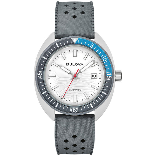 Bulova Oceanographer 98B449, 41mm white dial hybrid-ceramic, Mens