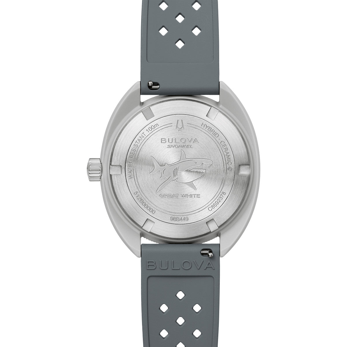 Bulova Oceanographer 98B449, 41mm white dial hybrid-ceramic, Mens