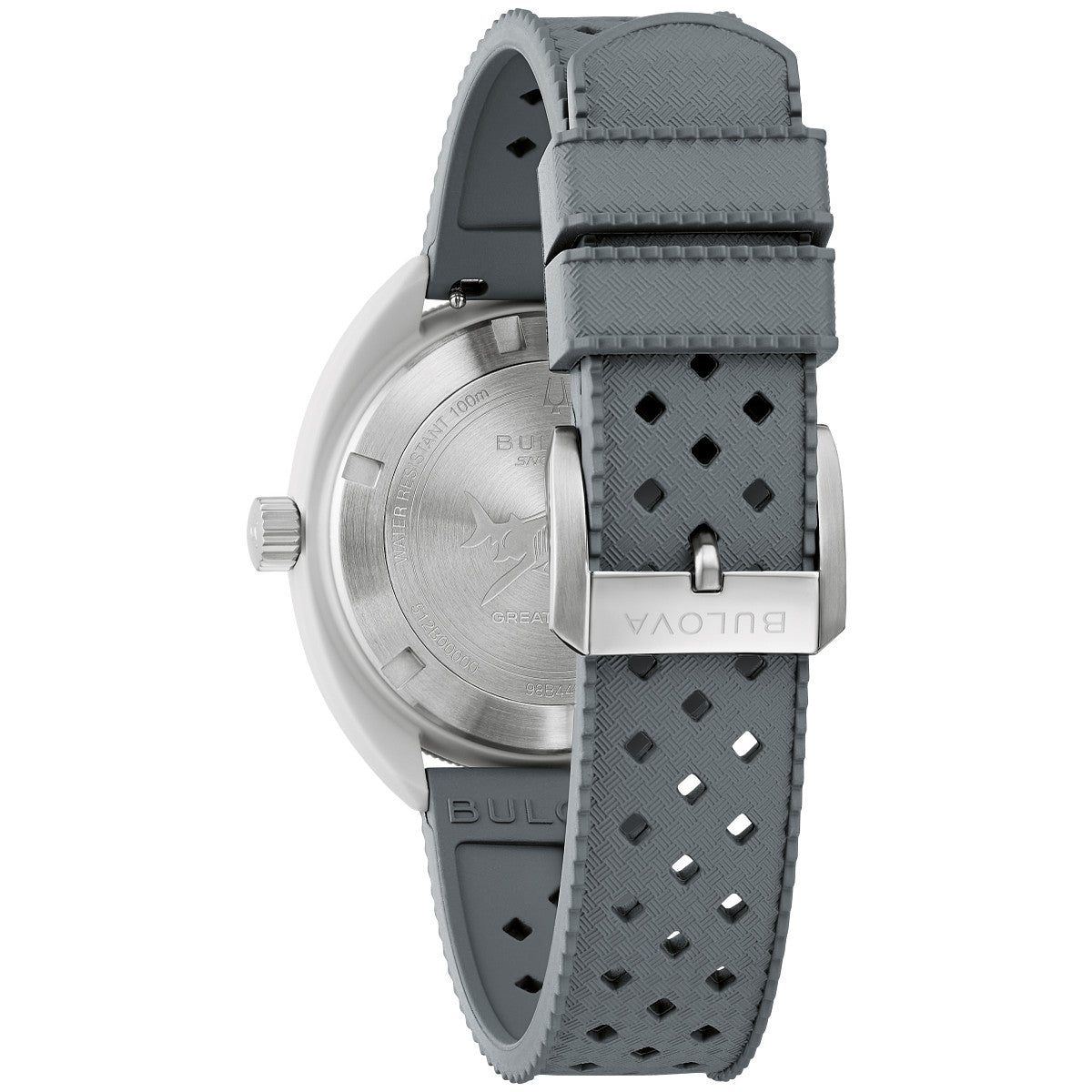 Bulova Oceanographer 98B449, 41mm white dial hybrid-ceramic, Mens