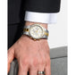 Bulova Prestige 98B450, 40mm silver dial stainless steel, Mens