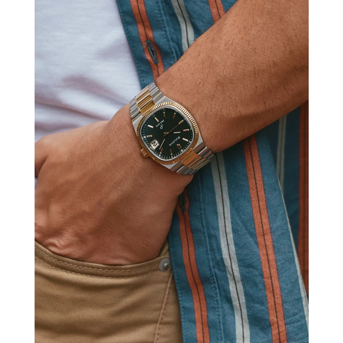 Bulova Super Seville 98B458 38mm Stainless Steel Bracelet